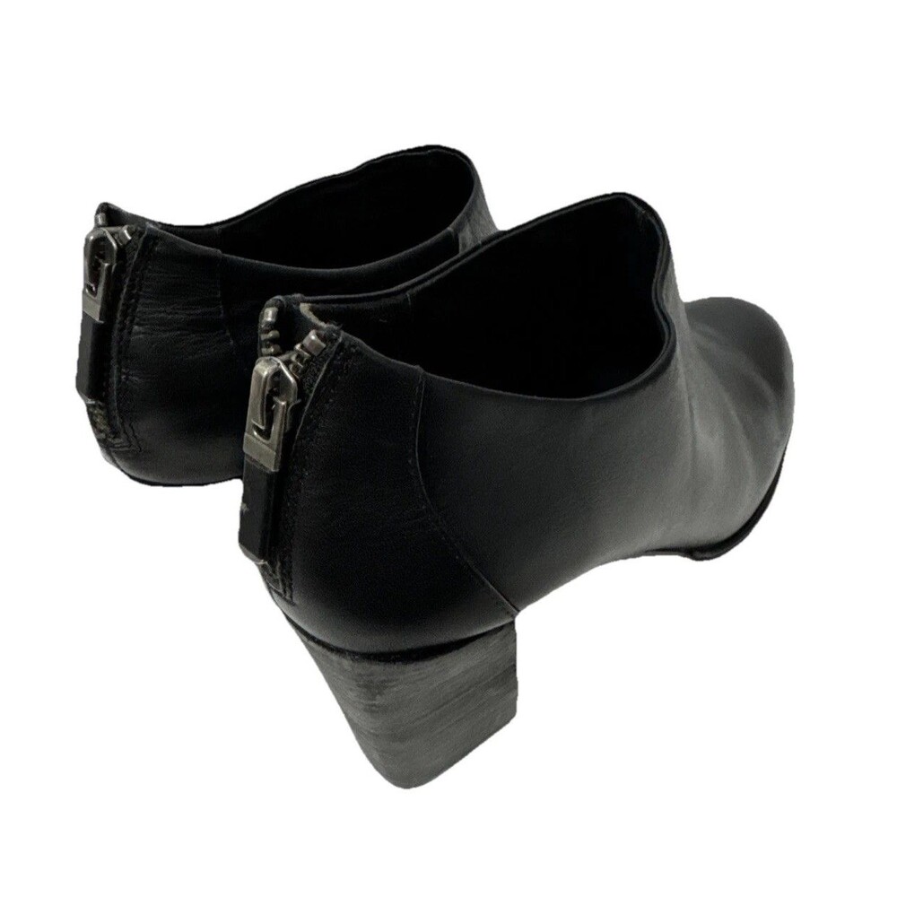 Eileen Fisher Women Leather Ankle Boots Size 9 Black Zip Dress Work Shoes - Picture 14 of 16